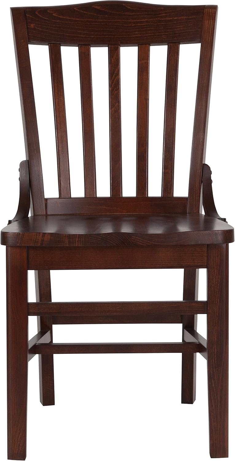 Walnut Wood Chair D2758