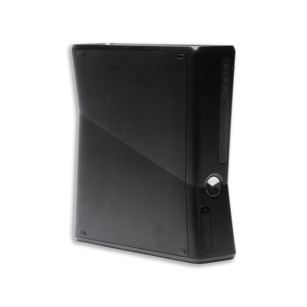Black Xbox 360 S 4GB Game Console with 2 Wireless Controllers Y409020