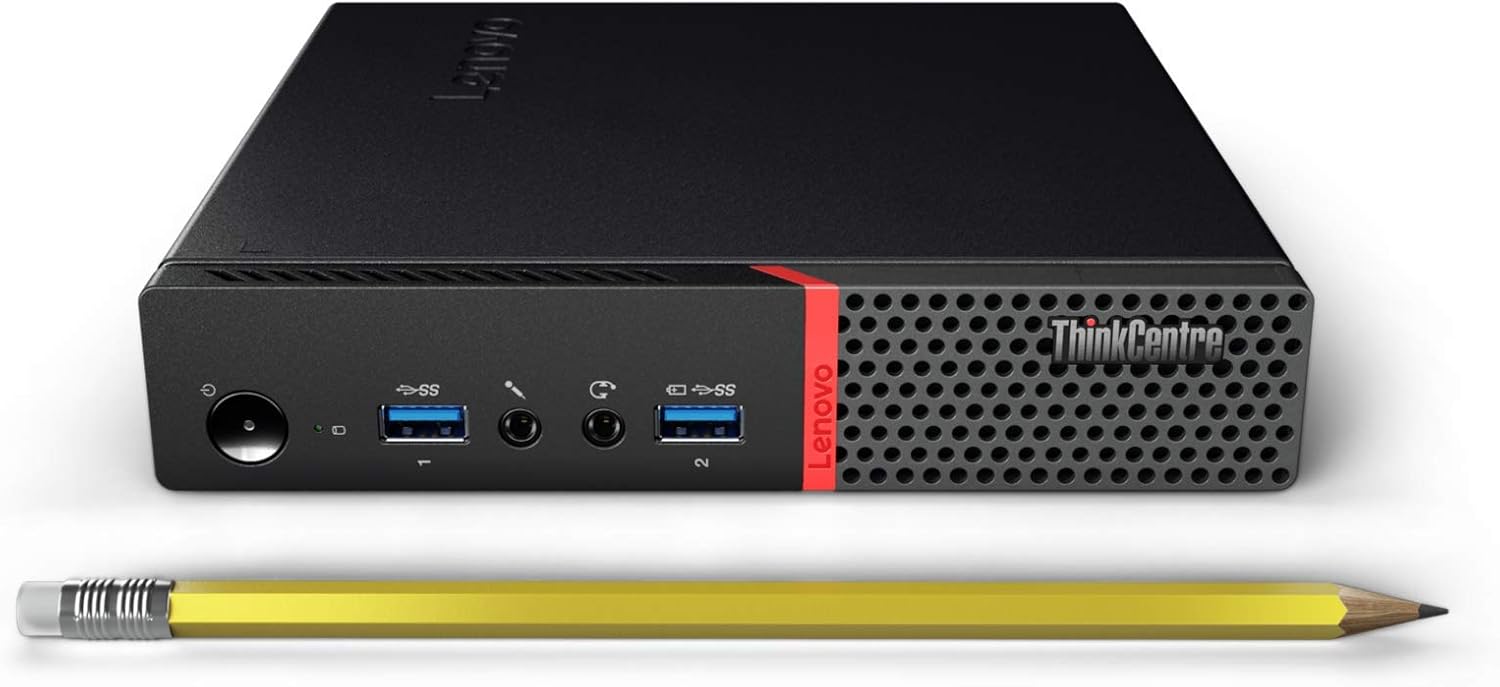 ThinkCentre M900 Tiny Desktop PC, Intel Core i5-6500T, 16 GB Ram, 256 GB SSD, Windows 10 Pro D8792