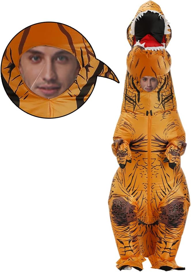 Inflatable T-rex Halloween Costume V1317