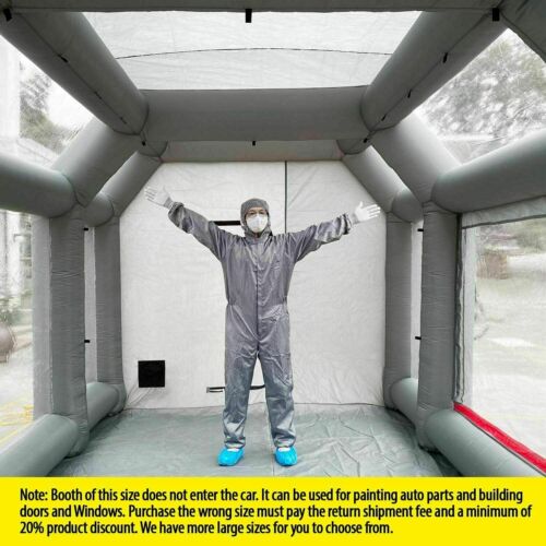 20x10x8 Feet Inflatable Spray Paint Booth Tent B5269