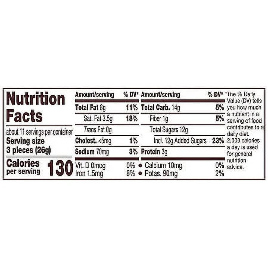 Dark Chocolate Peanut Butter Cups Candy 10.2oz Pack of 2 A5168