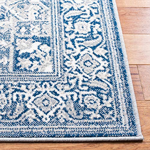 Navy & Grey Area Rug U838