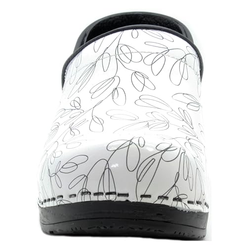 Printed Leather Clogs K449983