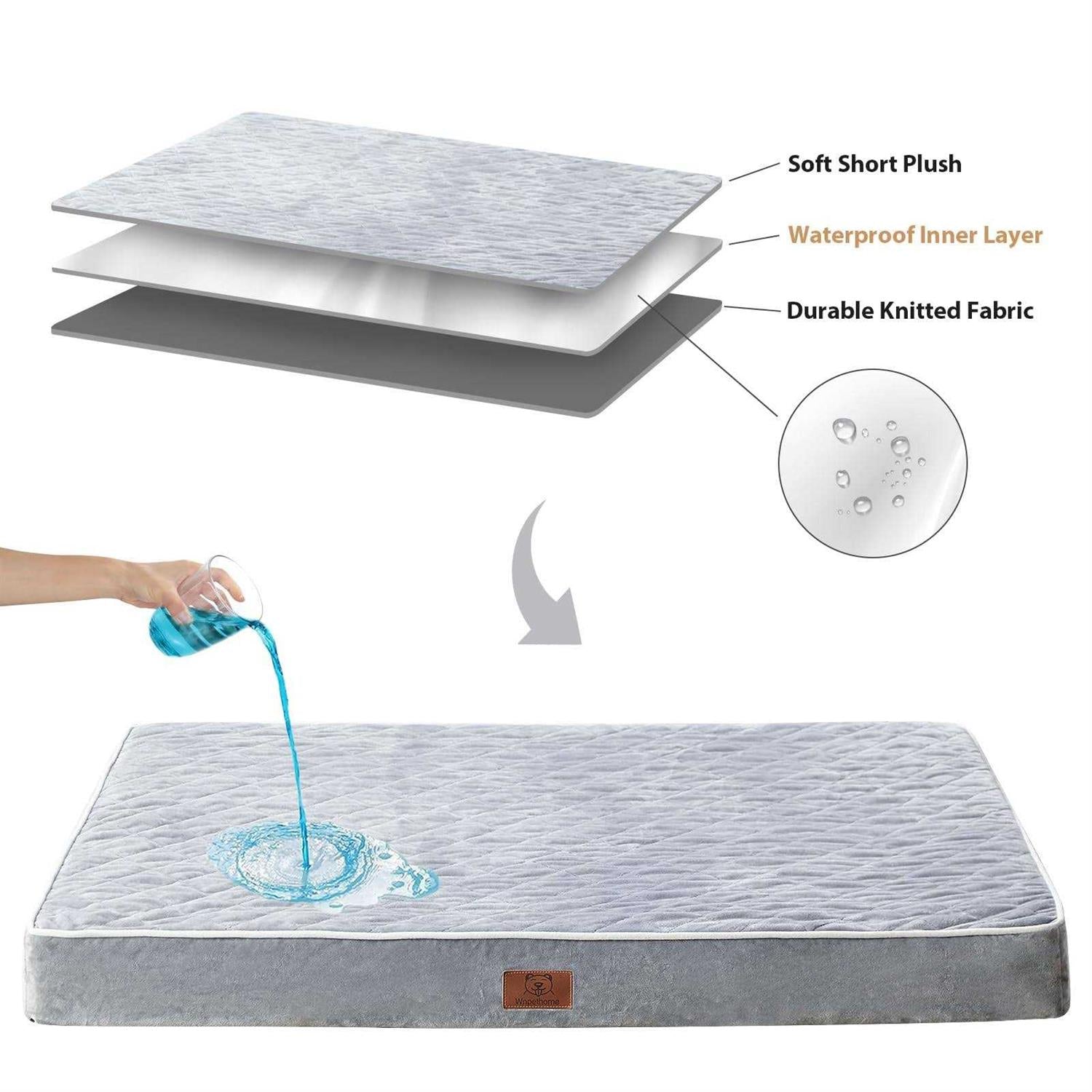 Orthopedic Waterproof Dog Bed with Removable Washable Cover W188609