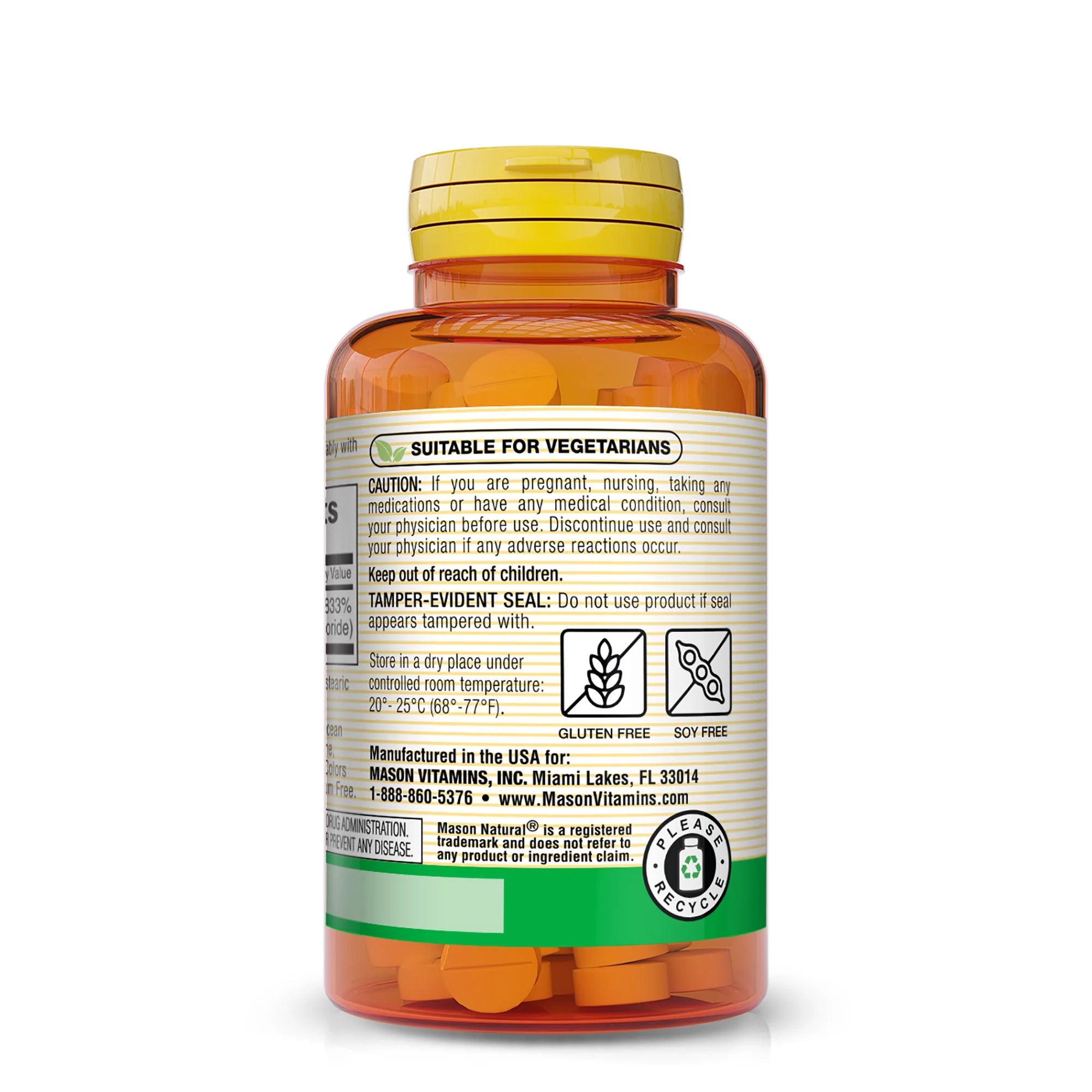 (5 pack) Vitamin B1 250 mg, 100 Tablets Q750788