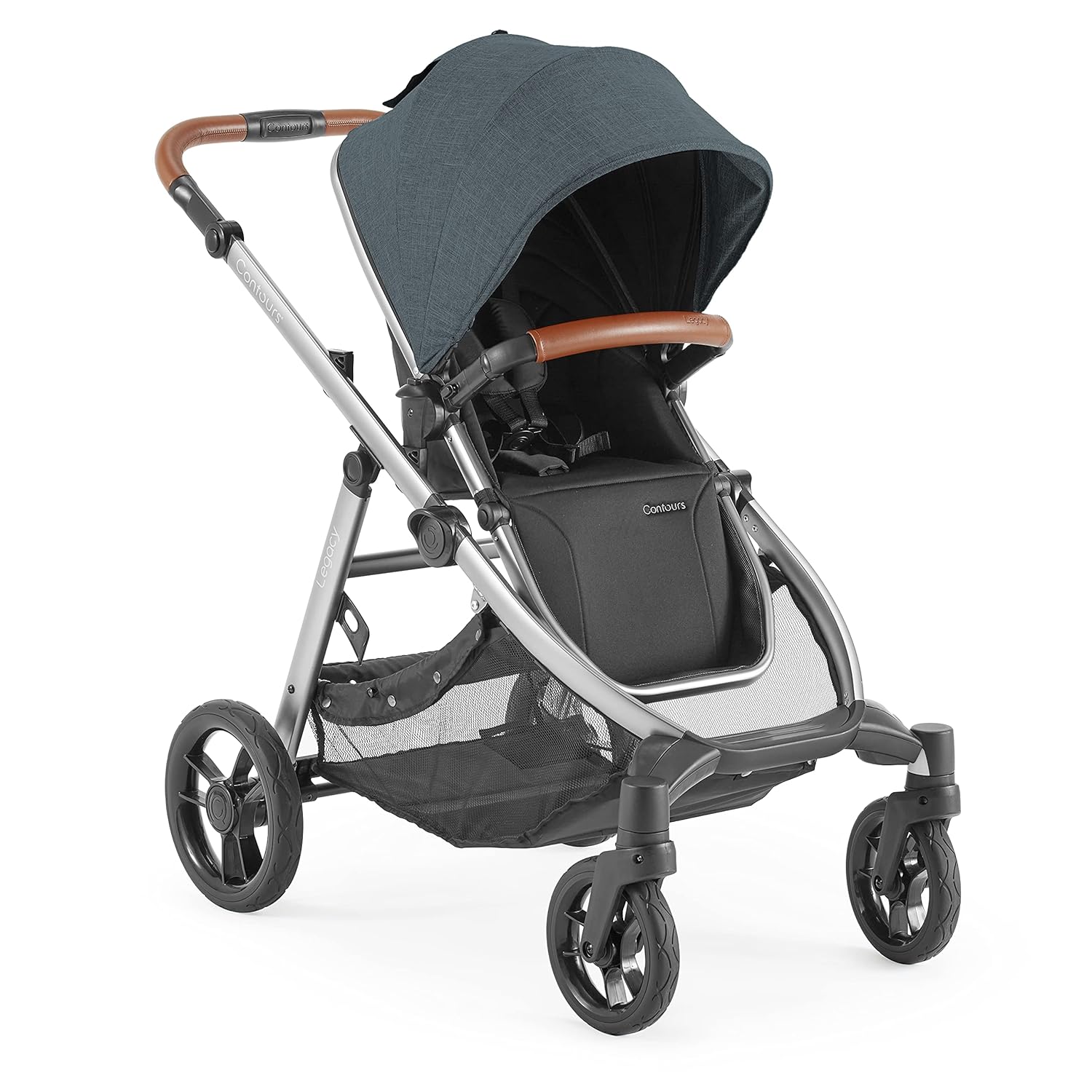Convertible Single to Double Stroller Carbon Grey D3804
