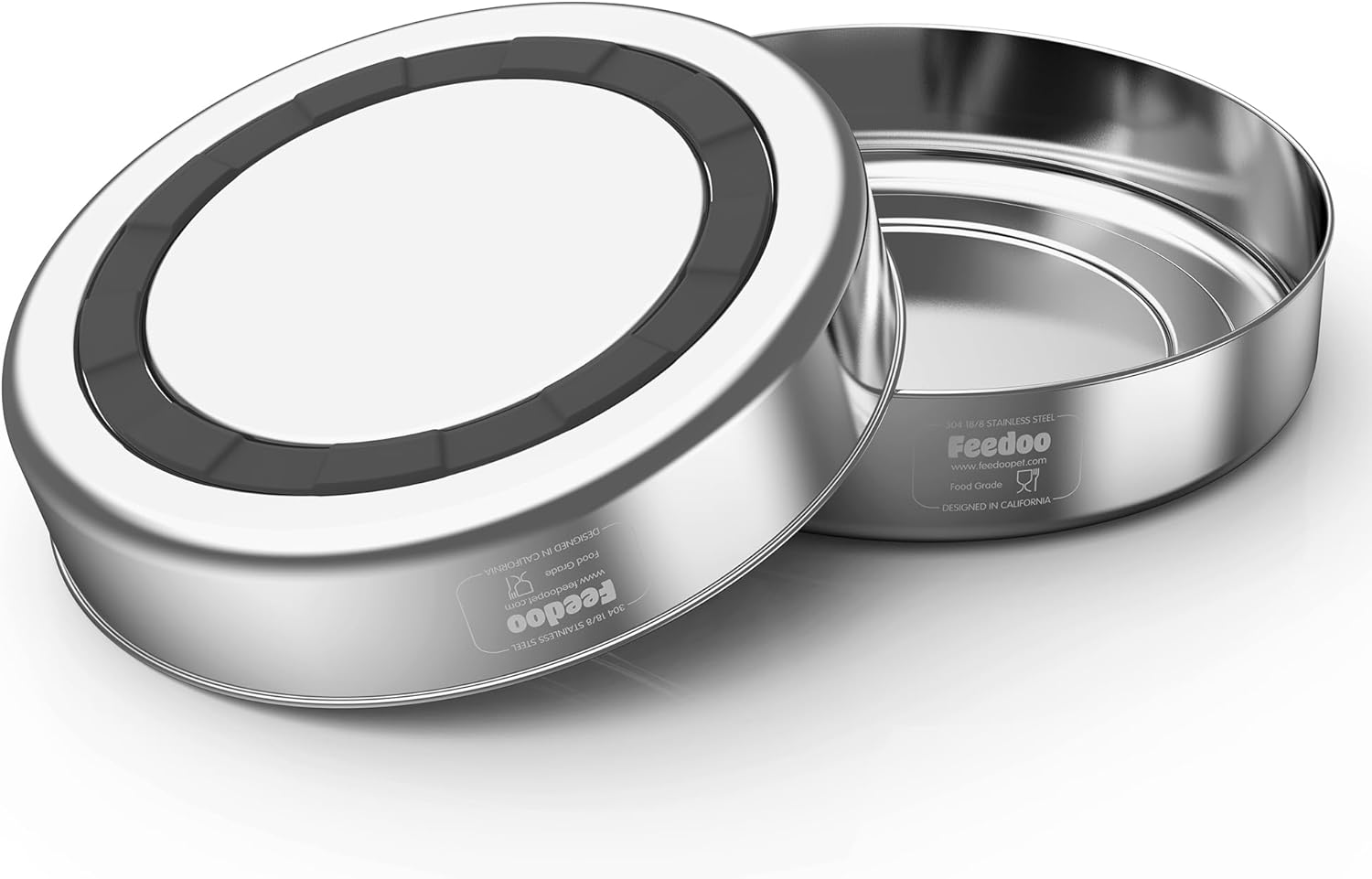 Stainless Steel Dog Bowl with Rubber Base, 42oz G887692