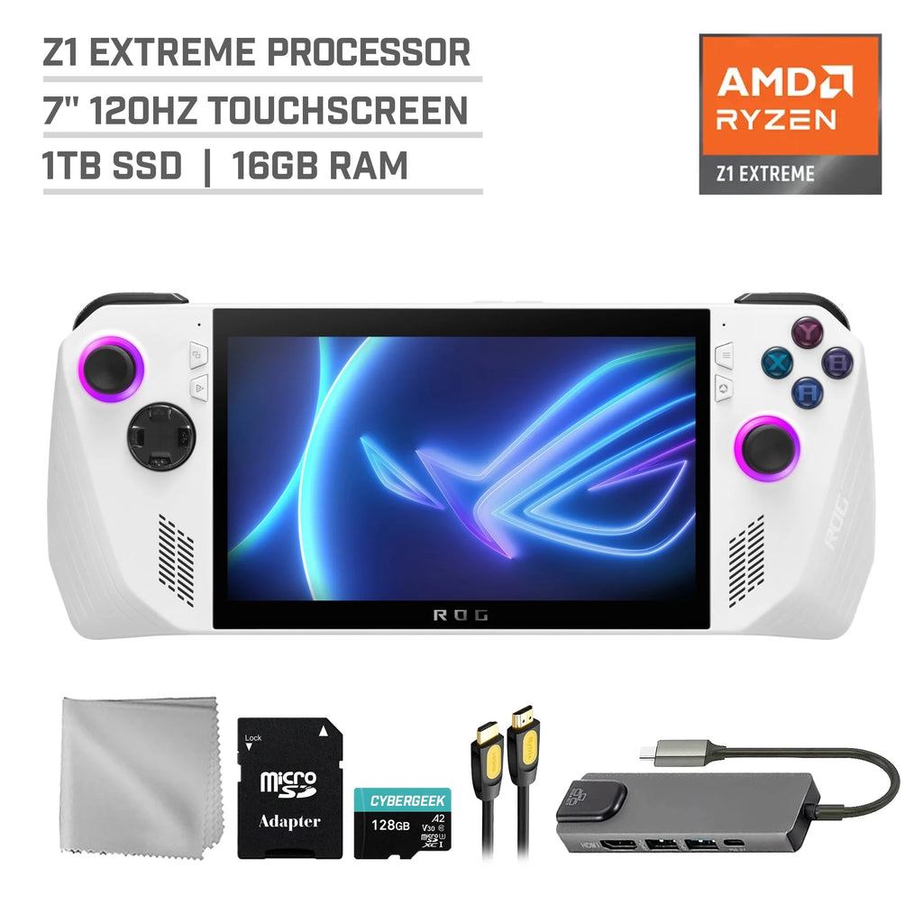 1TB SSD Gaming Handheld 7-inch Touchscreen 120Hz FHD 1080p AMD Ryzen Z1 Extreme Processor E182