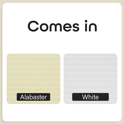 Cellular Pleated Window Shades - 31 Inch Width, 64 Inch Length (Alabaster) - Honeycomb Pull Down Blinds D309496