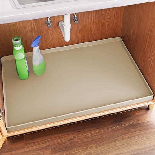 Waterproof Silicone Under Sink Mat 34" x 22" U352
