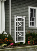 White Vinyl Trellis V699