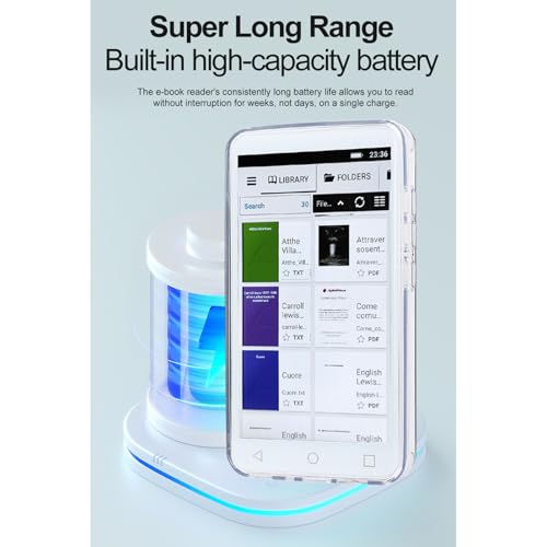 5 Inch Color Touch Screen Android Ebook Reader with 2 + 16GB Storage J1265