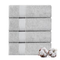6 Pcs 100% Turkish Cotton Bath Towel Set Green Q610