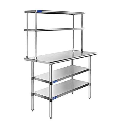 24" X 30" Stainless Steel Work Table with 2 Shelves I878598