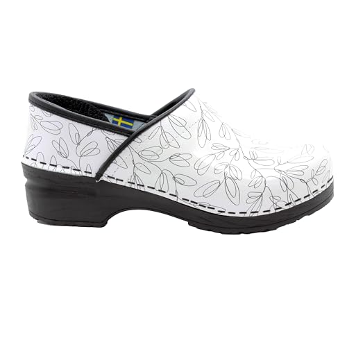 Printed Leather Clogs K449983