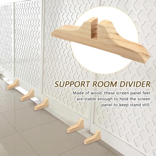 Wooden Folding Room Divider Stand with Screws T630