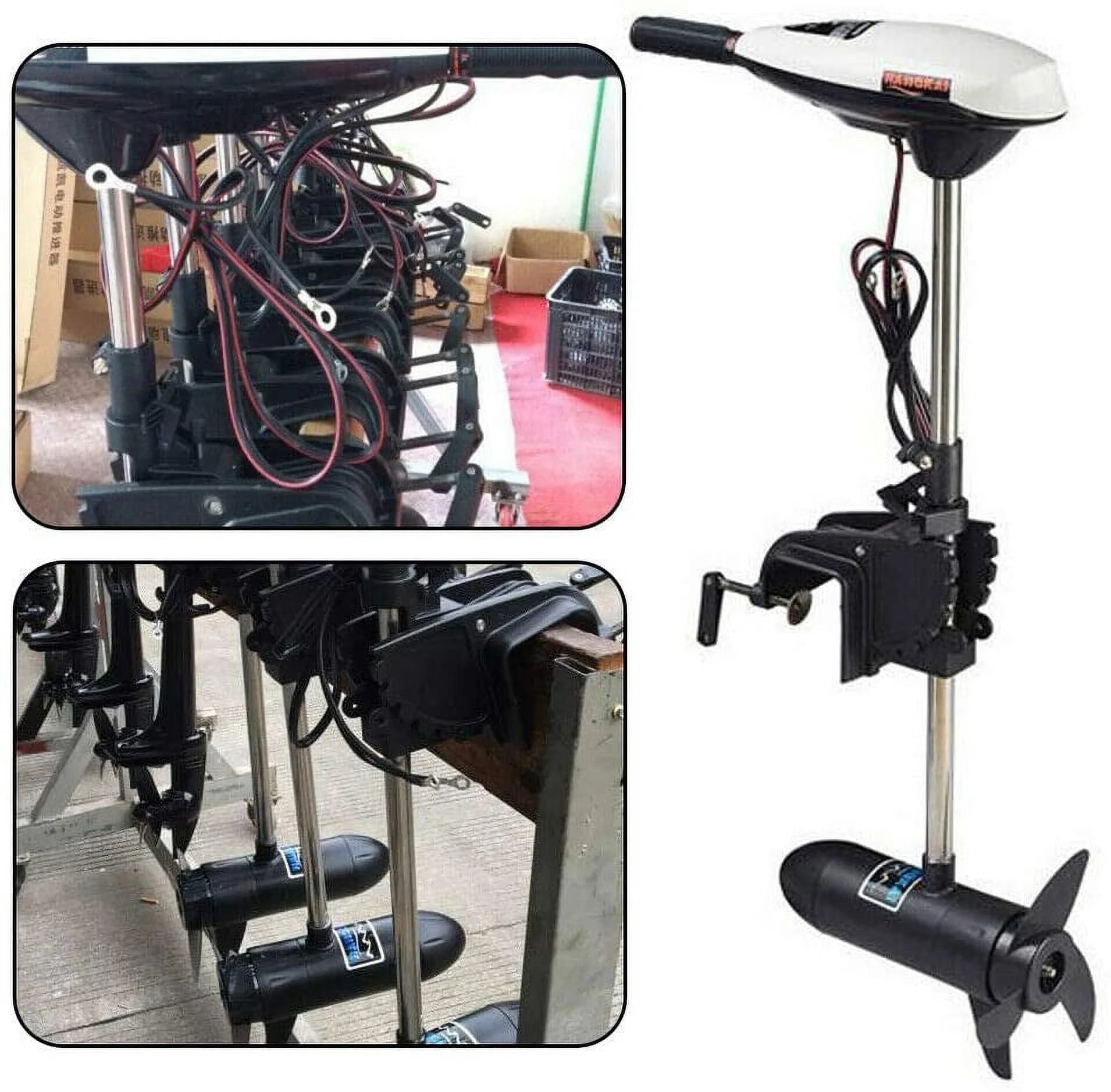 12V 65lb 660W Electric Outboard Motor C1612