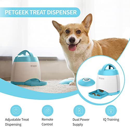 Automatic Treat Dispenser with Remote Button Blue Z916