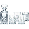 5-Piece Clear Decanter and Whiskey Glass Set S19801