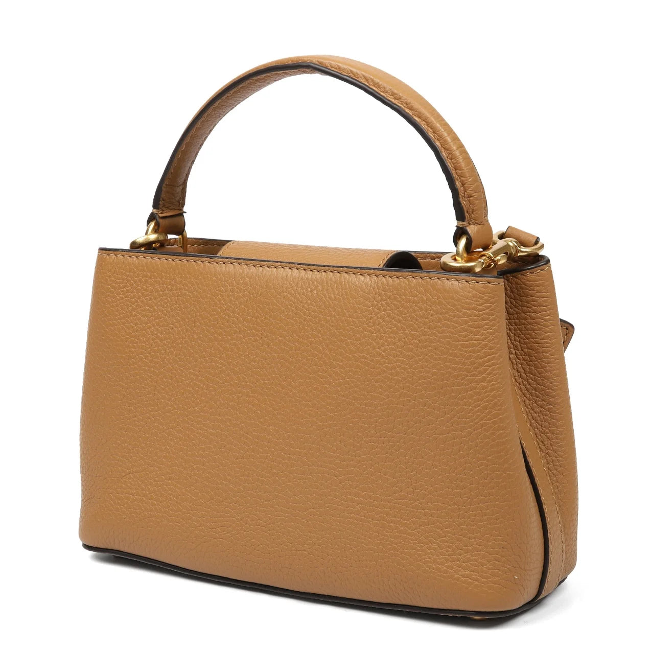 Pebbled Leather Micro Satchel Crossbody Bag V993752