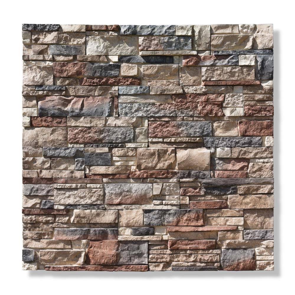 8-sq ft Manufactured Stone Veneer Panel W441