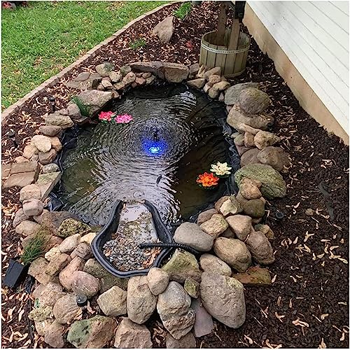 Black HDPE Pond Liner 0.13mm 10x10m Y4734