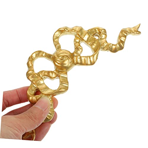 Golden Resin Bow Wall Decor J88971