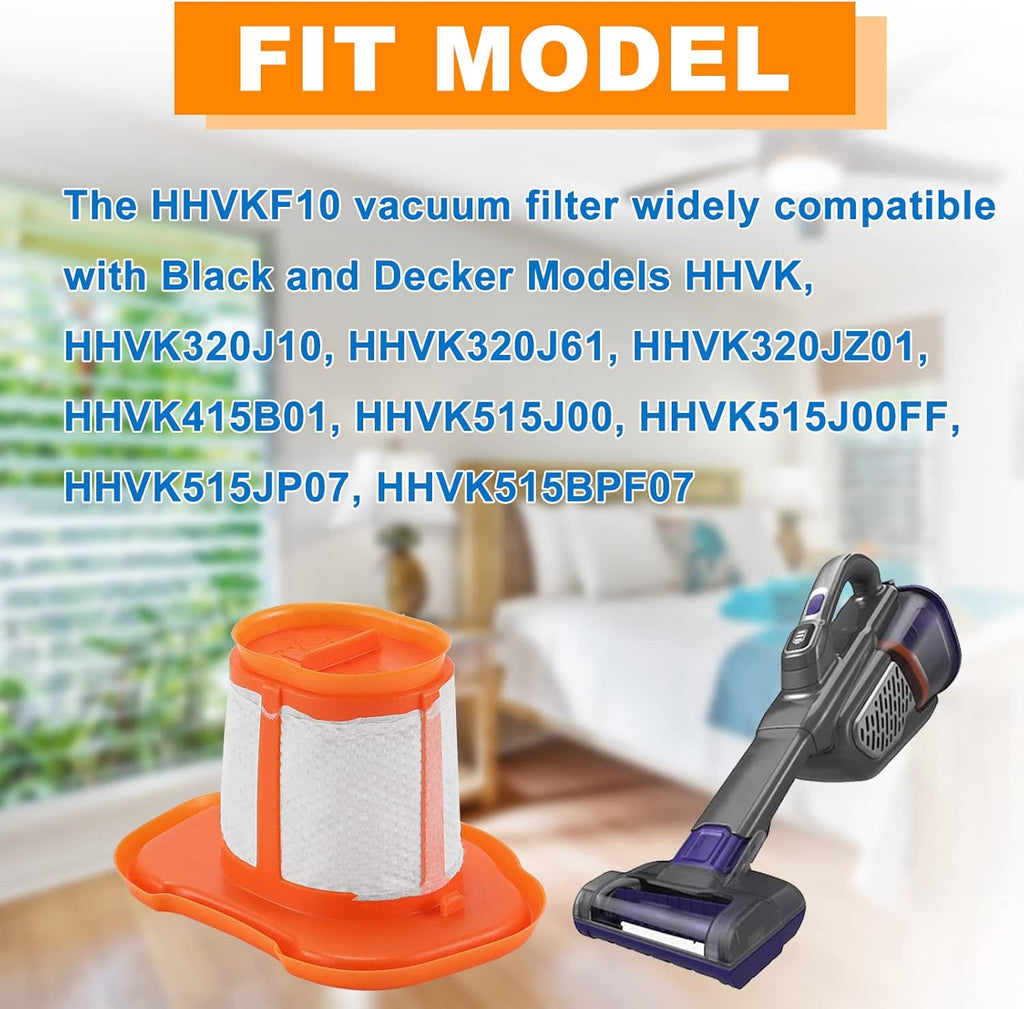 Filter Replacement Compatible with Black and Decker Hand Vacuum, Washable Hand Vacuum Filter (1PACK) R34870