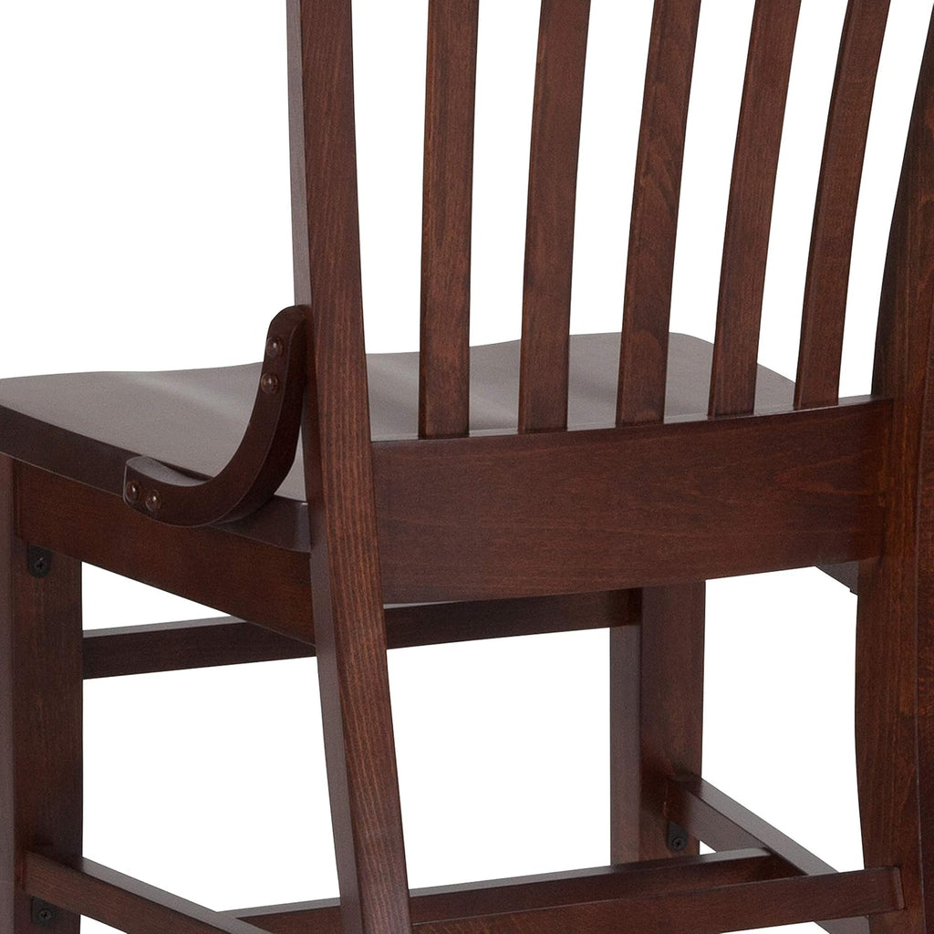 Walnut Wood Chair D2758