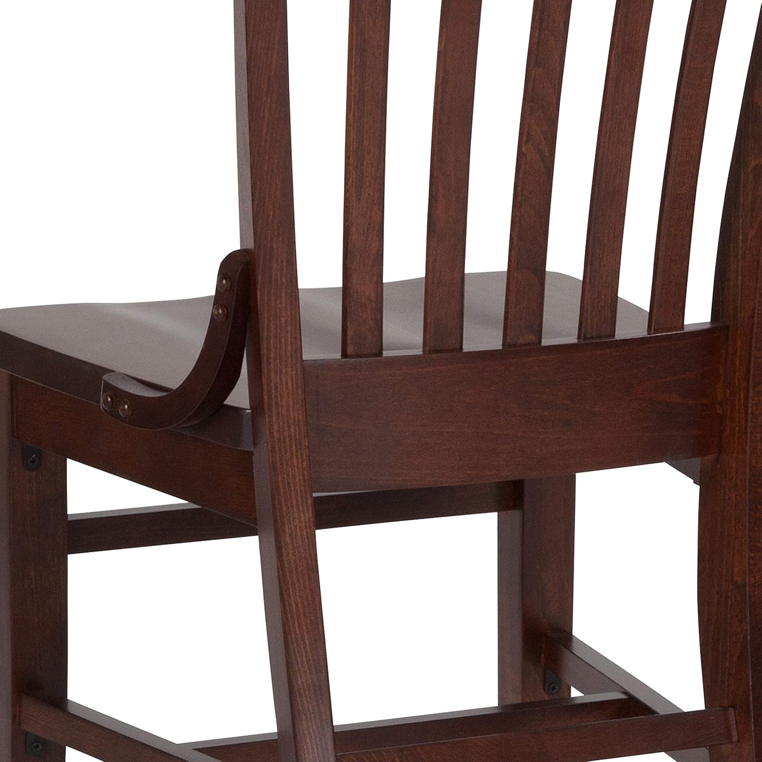 Walnut Wood Chair D2758