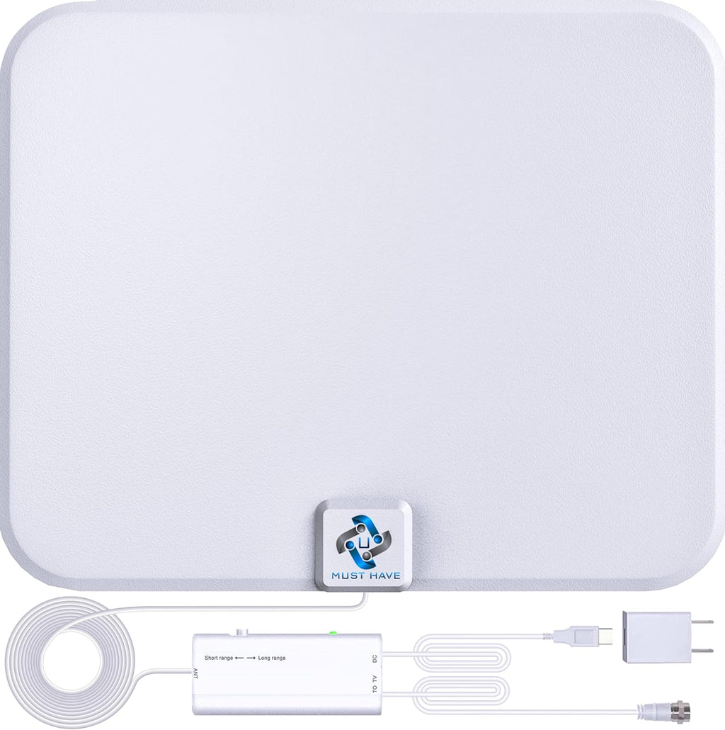 Amplified HD Digital TV Antenna with 18ft Coax Cable F369292