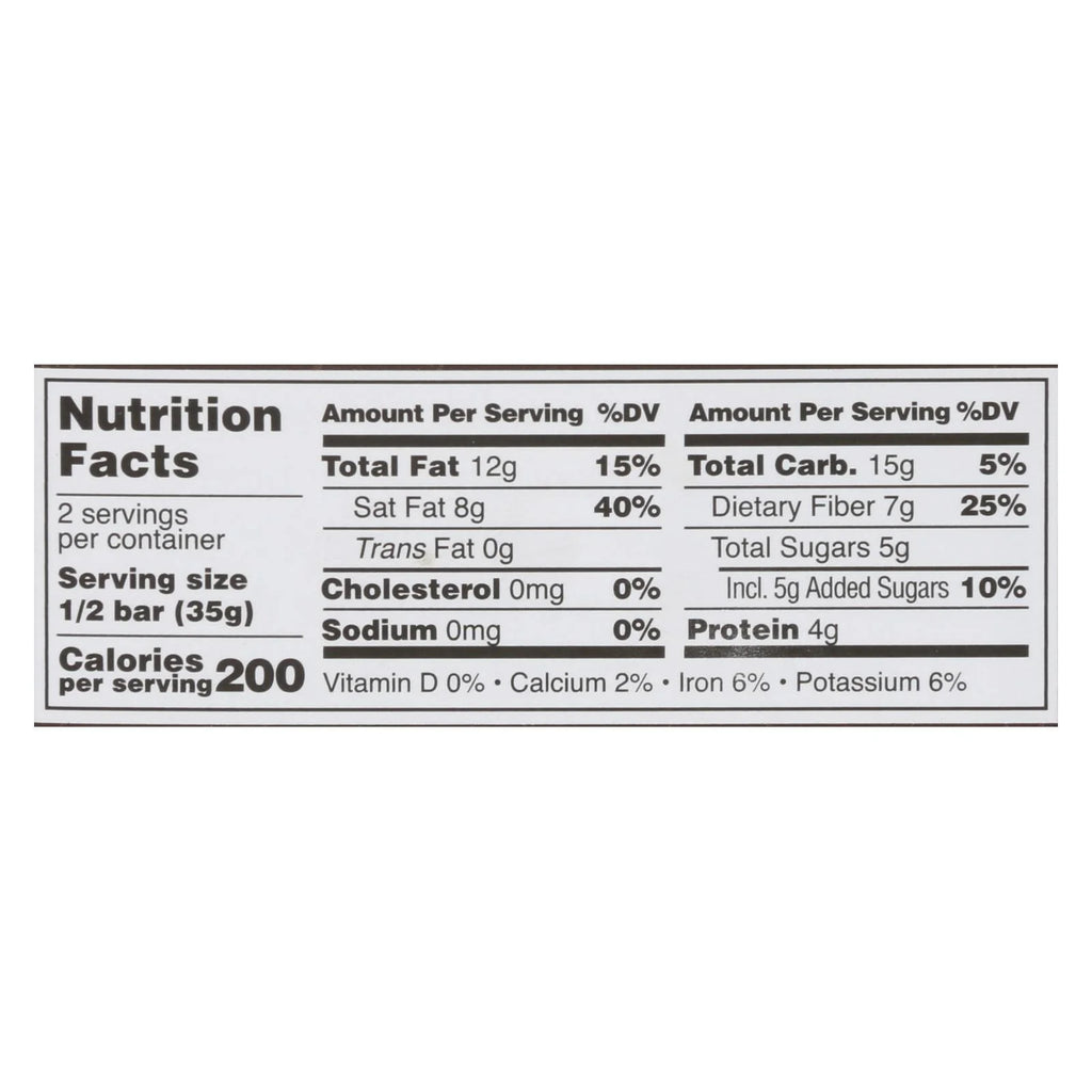 2.5 OZ Dark Chocolate Bar D824