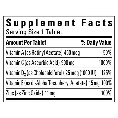 200 Tablets Vitamin C with Vitamin D3 and Zinc E8103