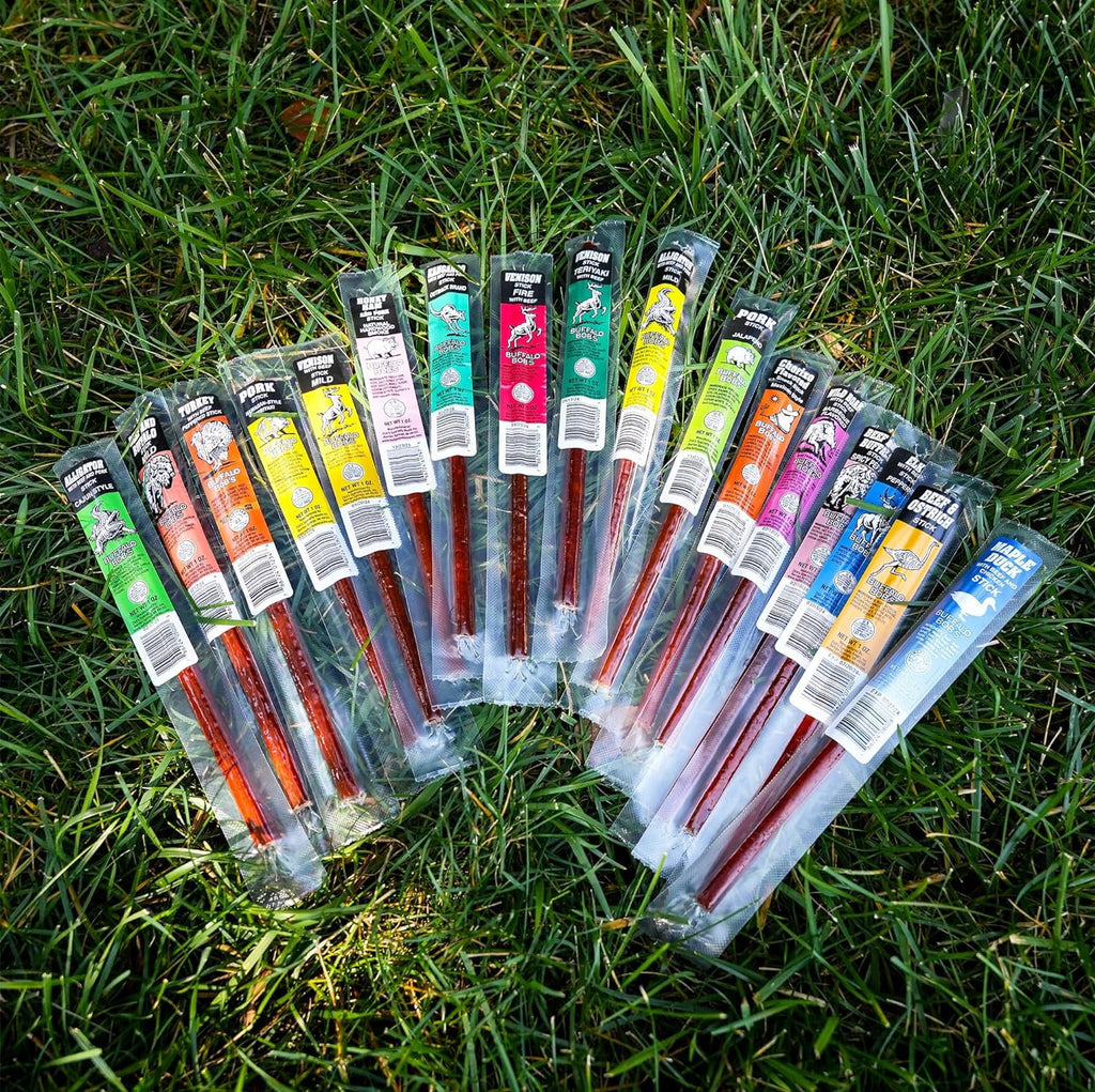 10 Piece Game Jerky Sticks Variety Pack B49647