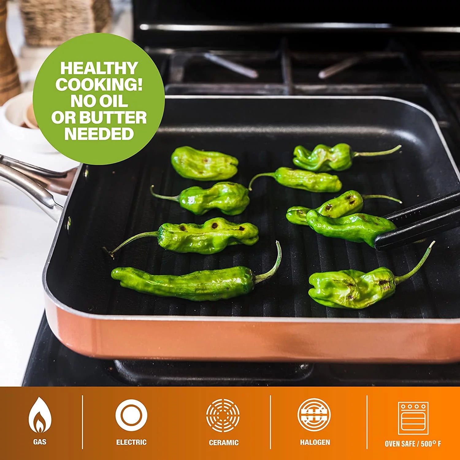 Nonstick Grill Pan, 10.5 inch Q779006