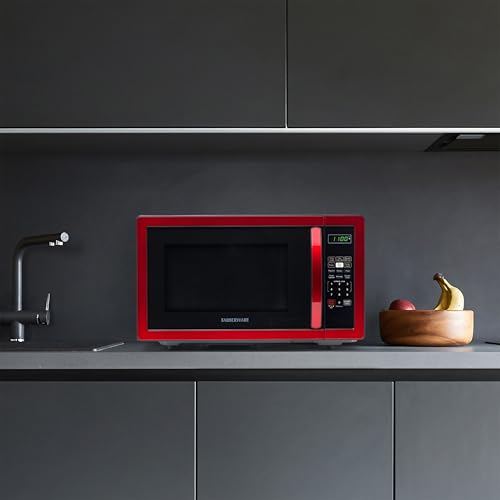 1000 Watts 1.1 cu ft Black Stainless Steel Microwave Oven N942304