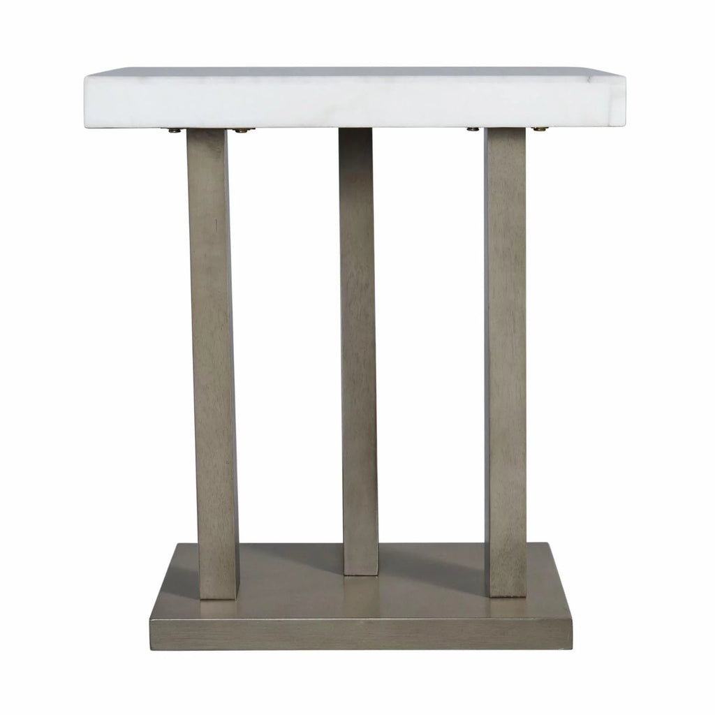 Gray Square End Table A361139