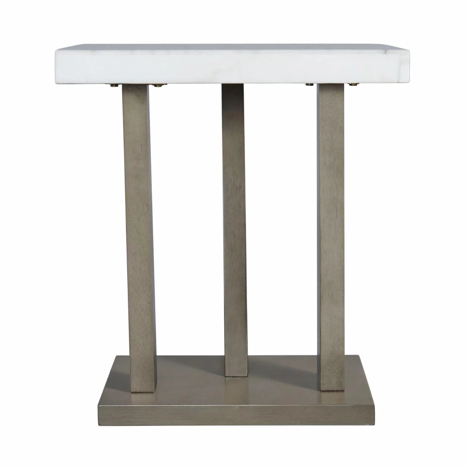 Gray Square End Table A361139