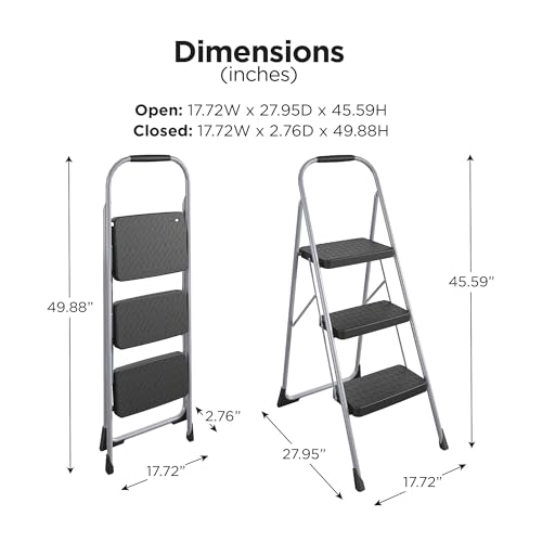 Three Big Folding Step Stool with Rubber Hand Grip I65766