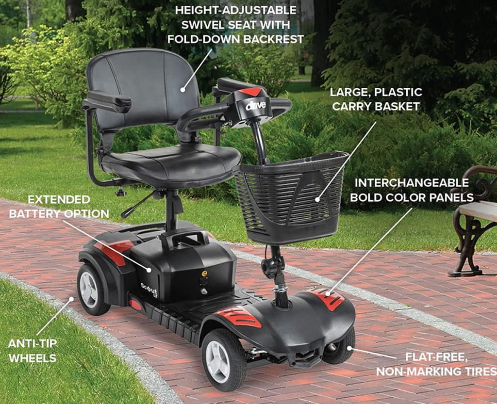 Blue 4-Wheel Travel Mobility Scooter M216564