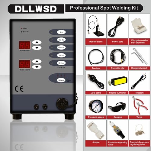100A Pulse Arc Spot Welder Kit for Gold Silver Welding L785147