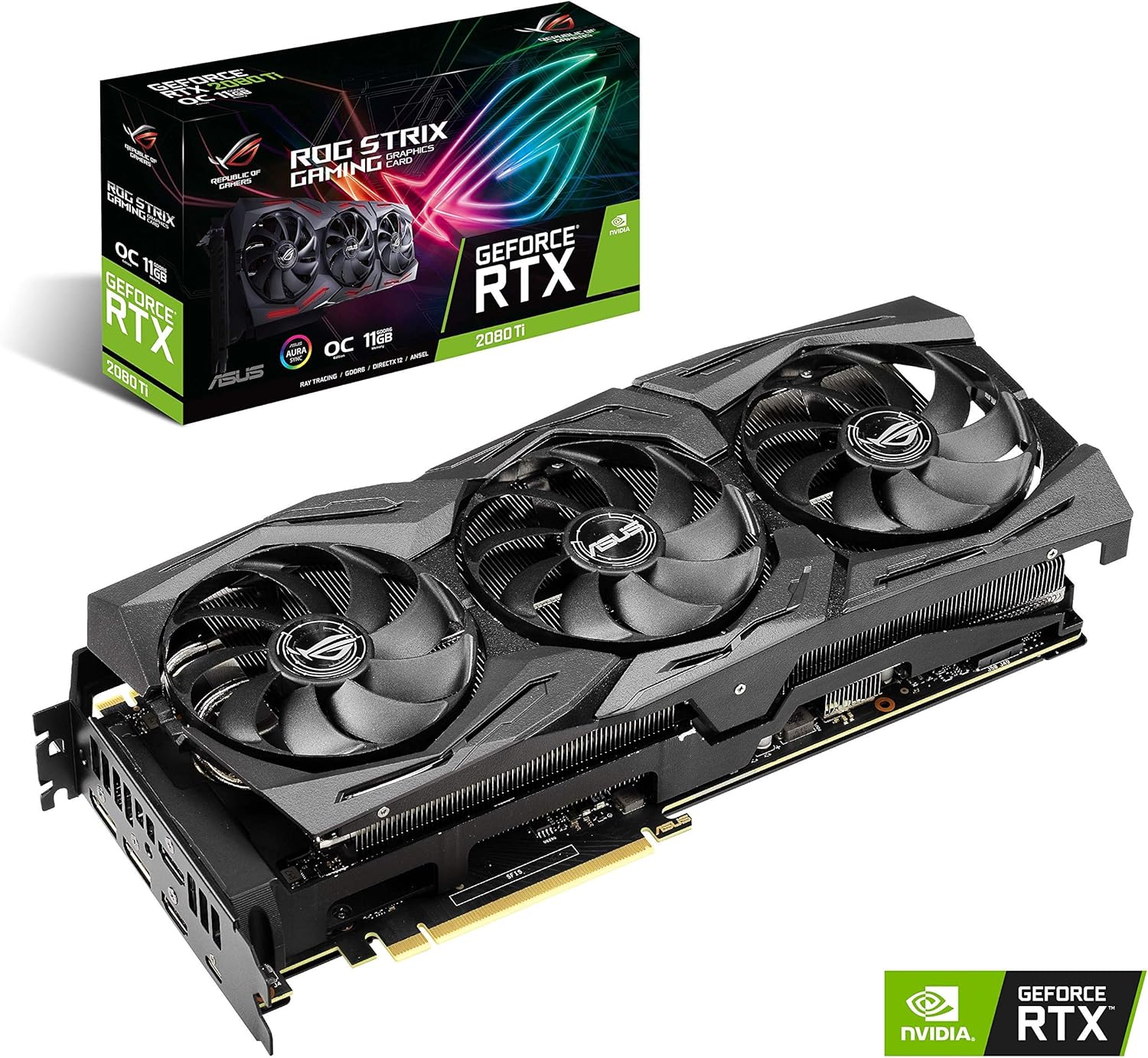 GeForce RTX 2080TI Overclocked 11G GDDR6 Gaming Graphics Card I595998