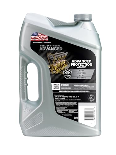 Advanced Full Synthetic SAE 0W-20 Motor Oil 5 QT C9115
