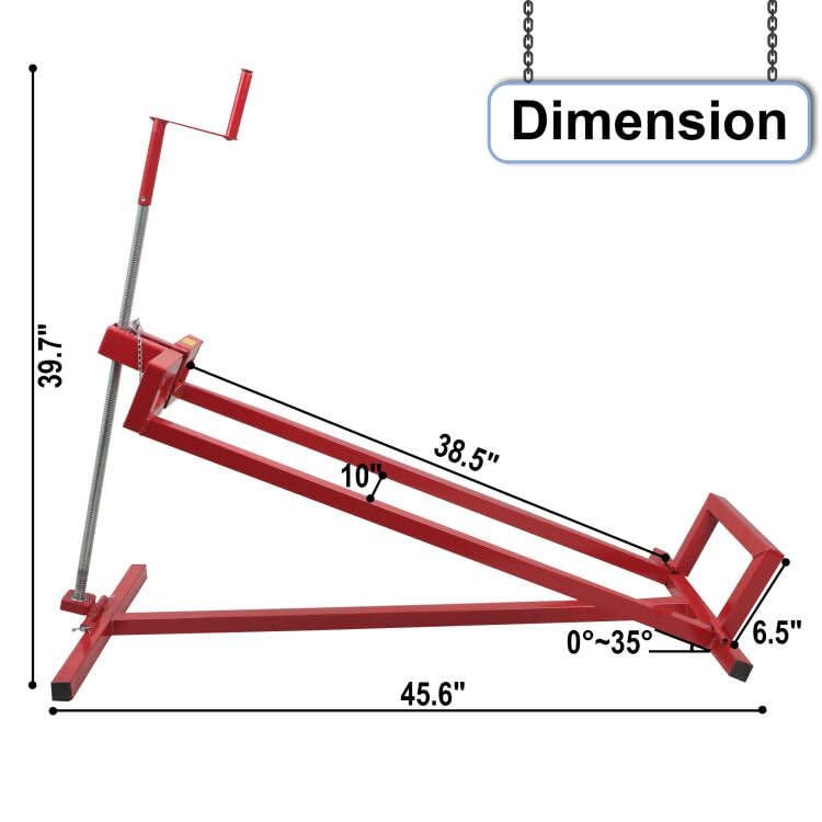 882 Lbs Capacity Lawn Mower Lift Jack D45952