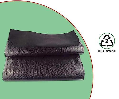 Black HDPE Pond Liner 0.13mm 10x10m Y4734