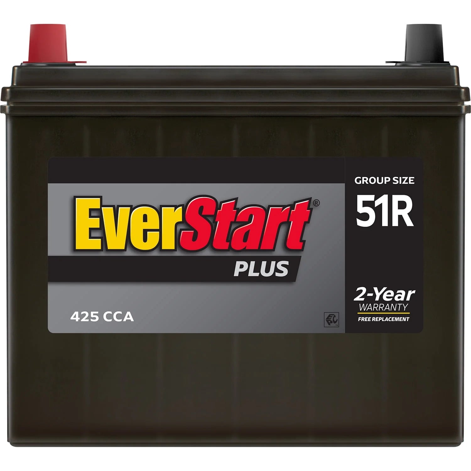 Lead Acid Automotive Battery, Group Size 51R 12 Volt, 425 CCA J642720