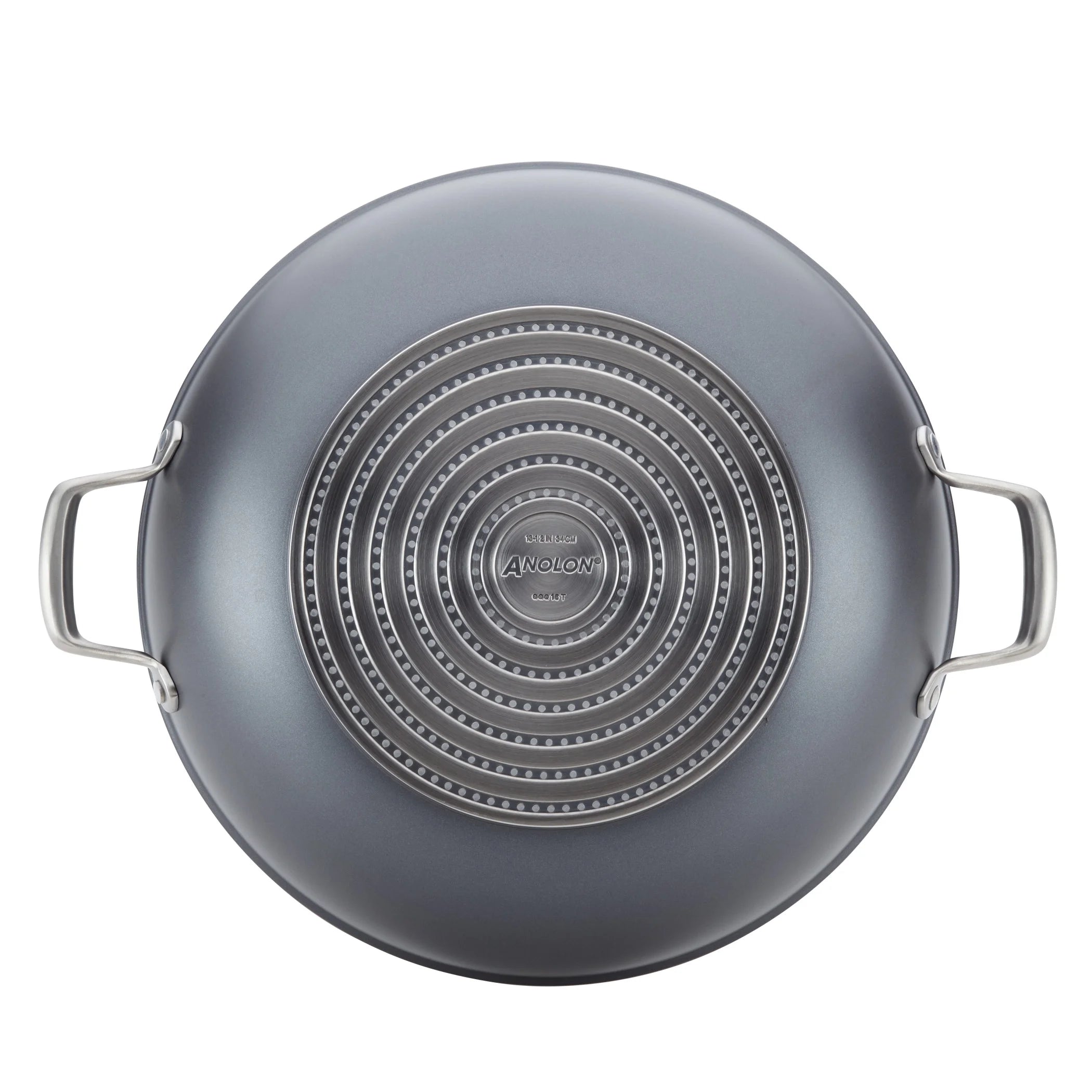 13.5-Inch Hard-Anodized Nonstick Wok with Lid X624832