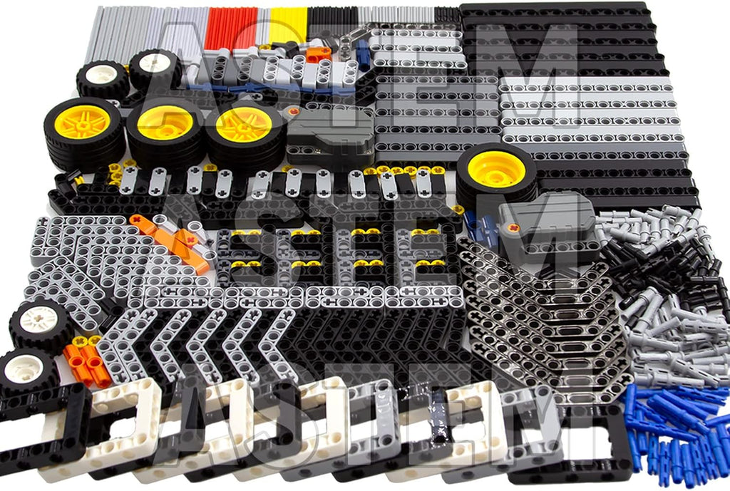 Regular-Sized Mechanical Building Block Parts Include Brick, Bush, Technic Pin Z943