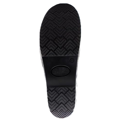 Printed Leather Clogs K449983